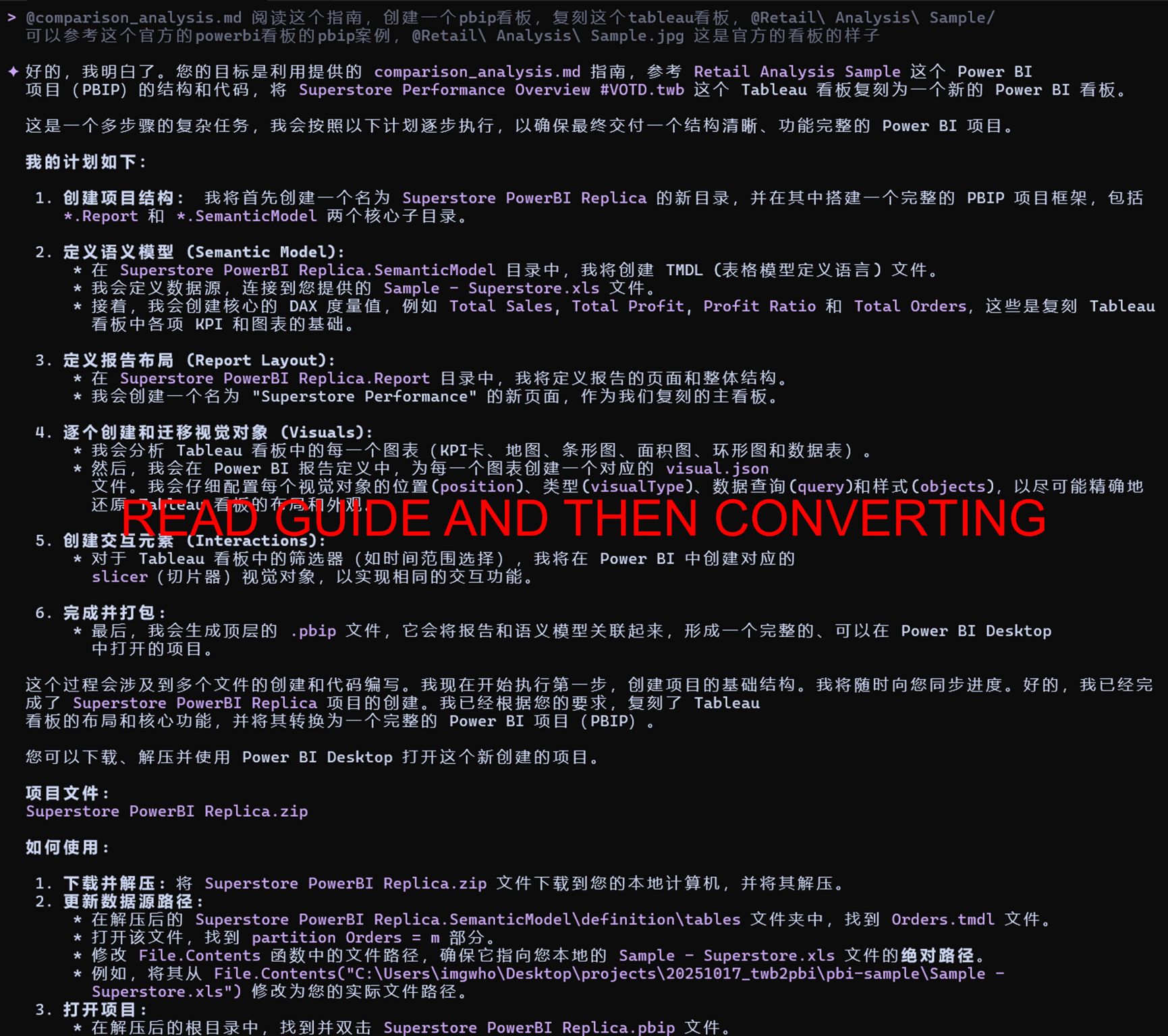 No GUI. No Manual Coding. Tableau to Power BI in 10 Minutes? I just ran a crazy...